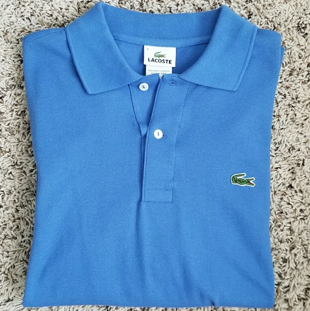 Lacoste polo size 4